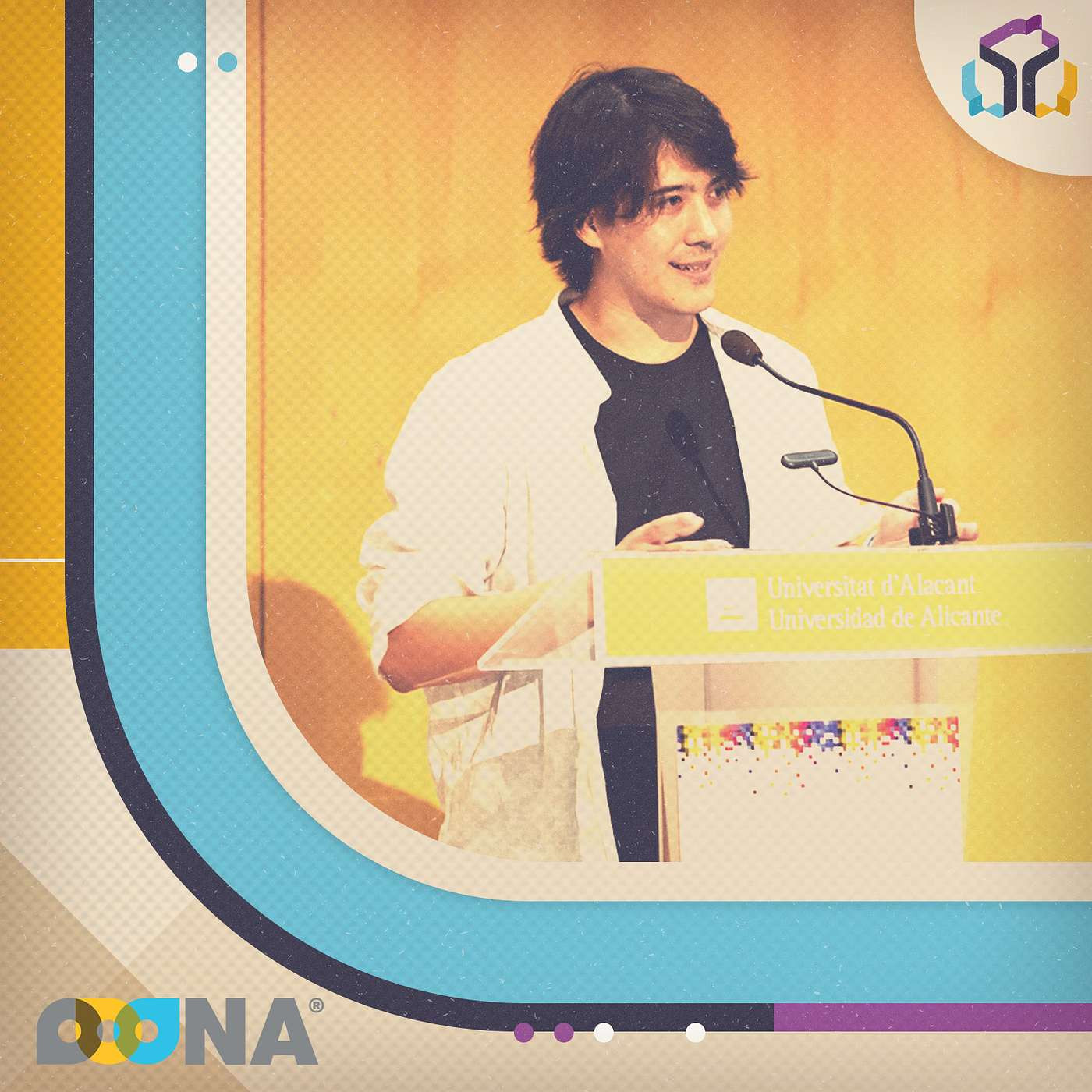 Masumi Mutsuda dando una charla en la Universidad de Alicante